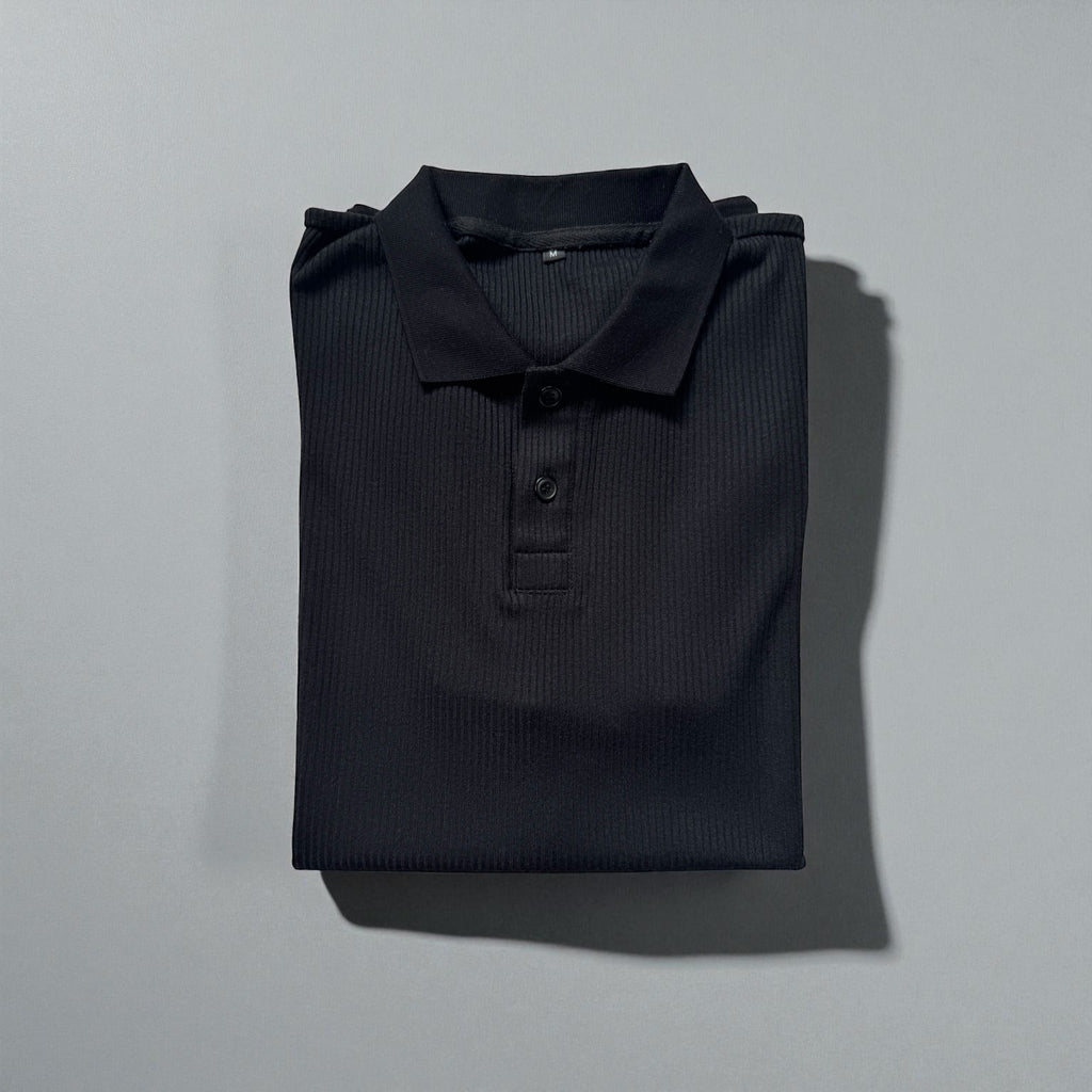 Short Sleeve Polo - Black
